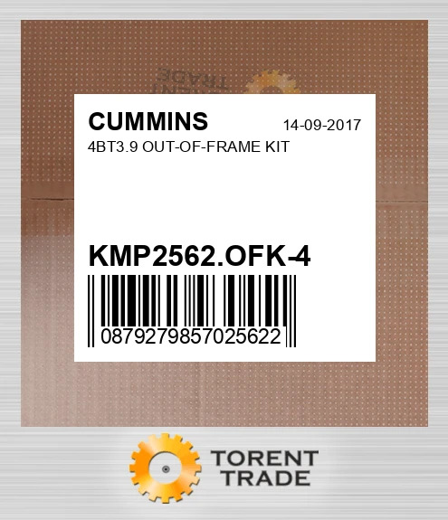 KMP2562.OFK-4 4BT3.9 Комплект позарамкового ремонту CUMMINS NEW AFTERMARKET