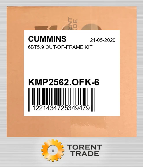 KMP2562.OFK-6 6BT5.9 Комплект позарамкового ремонту CUMMINS NEW AFTERMARKET