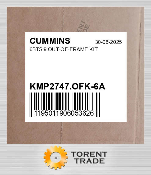 KMP2747.OFK-6A 6BT5.9 Комплект позарамкового ремонту CUMMINS NEW AFTERMARKET