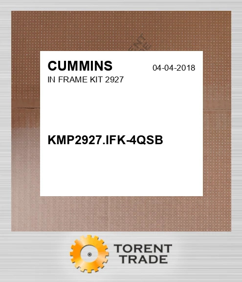 KMP2927.IFK-4QSB Комплект внутрішньорамного ремонту 2927 CUMMINS NEW AFTERMARKET