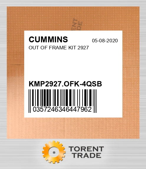 KMP2927.OFK-4QSB Комплект позарамкового ремонту 2927 CUMMINS NEW AFTERMARKET