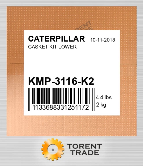 kmp3116k2 Комплект нижніх прокладок CATERPILLAR NEW AFTERMARKET
