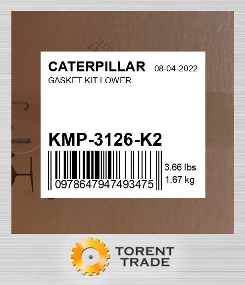 kmp3126k2 Комплект нижніх прокладок CATERPILLAR NEW AFTERMARKET