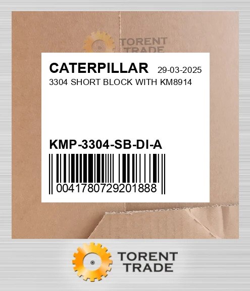 KMP-3304-SB-DI-A 3304 Короткий блок з KM8914 CATERPILLAR NEW AFTERMARKET