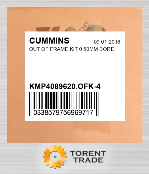 KMP4089620.OFK-4 Комплект позарамкового ремонту 0.50MM BORE CUMMINS NEW AFTERMARKET