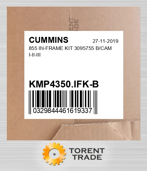 KMP4350.IFK-B 855 Комплект внутрішньорамного ремонту 3095755 B/CAM I-II-III CUMMINS NEW AFTERMARKET