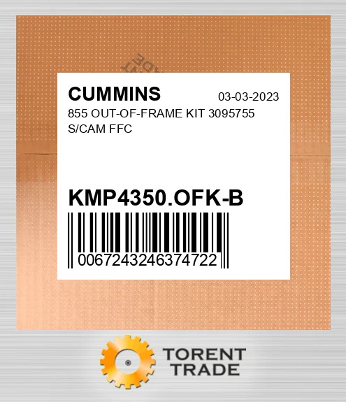 KMP4350.OFK-B 855 Комплект позарамкового ремонту 3095755 S/CAM FFC CUMMINS NEW AFTERMARKET