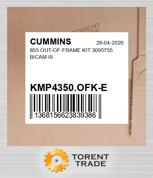 KMP4350.OFK-E 855 Комплект позарамкового ремонту 3095755 B/CAM III CUMMINS NEW AFTERMARKET