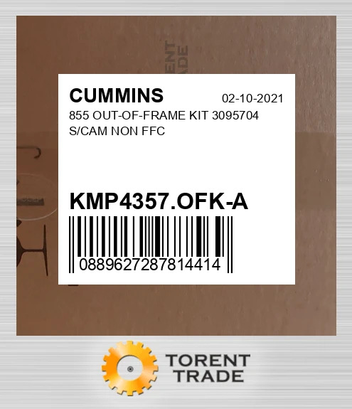 KMP4357.OFK-A 855 Комплект позарамкового ремонту 3095704 S/CAM NON FFC CUMMINS NEW AFTERMARKET