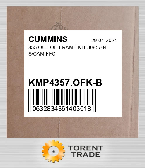 KMP4357.OFK-B 855 Комплект позарамкового ремонту 3095704 S/CAM FFC CUMMINS NEW AFTERMARKET