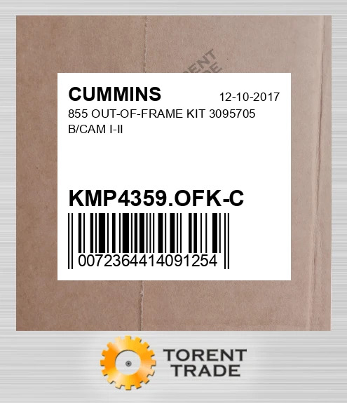 KMP4359.OFK-C 855 Комплект позарамкового ремонту 3095705 B/CAM I-II CUMMINS NEW AFTERMARKET