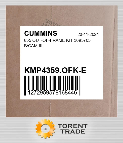 KMP4359.OFK-E 855 Комплект позарамкового ремонту 3095705 B/CAM III CUMMINS NEW AFTERMARKET