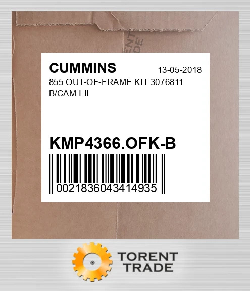 KMP4366.OFK-B 855 Комплект позарамкового ремонту 3076811 B/CAM I-II CUMMINS NEW AFTERMARKET