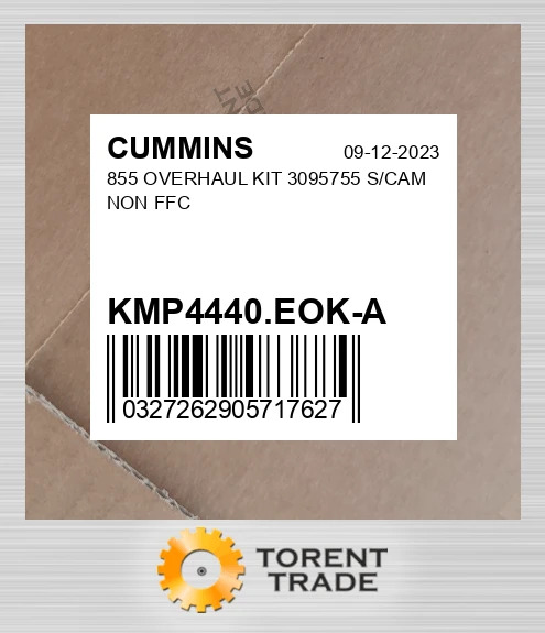 KMP4440.EOK-A 855 Капітальний ремонтний комплект 3095755 S/CAM NON FFC CUMMINS NEW AFTERMARKET