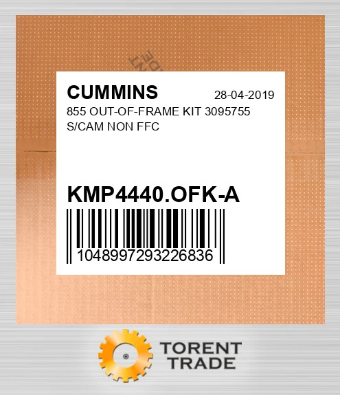 KMP4440.OFK-A 855 Комплект позарамкового ремонту 3095755 S/CAM NON FFC CUMMINS NEW AFTERMARKET