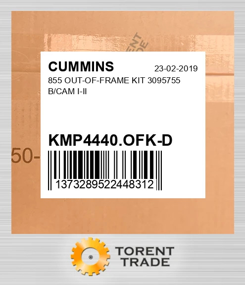 KMP4440.OFK-D 855 Комплект позарамкового ремонту 3095755 B/CAM I-II CUMMINS NEW AFTERMARKET