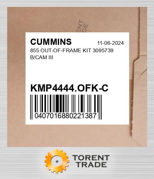 KMP4444.OFK-C 855 Комплект позарамкового ремонту 3095739 B/CAM III CUMMINS NEW AFTERMARKET