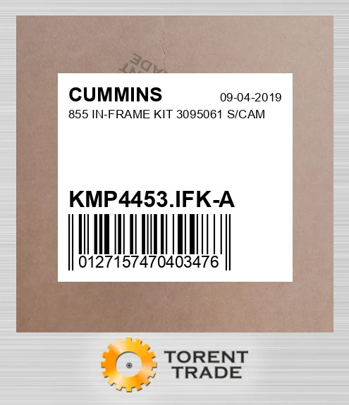 KMP4453.IFK-A 855 Комплект внутрішньорамного ремонту 3095061 S/CAM CUMMINS NEW AFTERMARKET