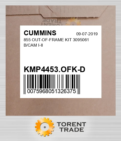 KMP4453.OFK-D 855 Комплект позарамкового ремонту 3095061 B/CAM I-II CUMMINS NEW AFTERMARKET