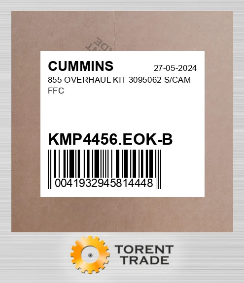 KMP4456.EOK-B 855 Капітальний ремонтний комплект 3095062 S/CAM FFC CUMMINS NEW AFTERMARKET