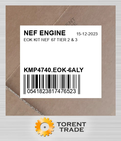 KMP4740.EOK-6ALY EOK комплект NEF 67 TIER 2 & 3 NEF ENGINE NEW AFTERMARKET