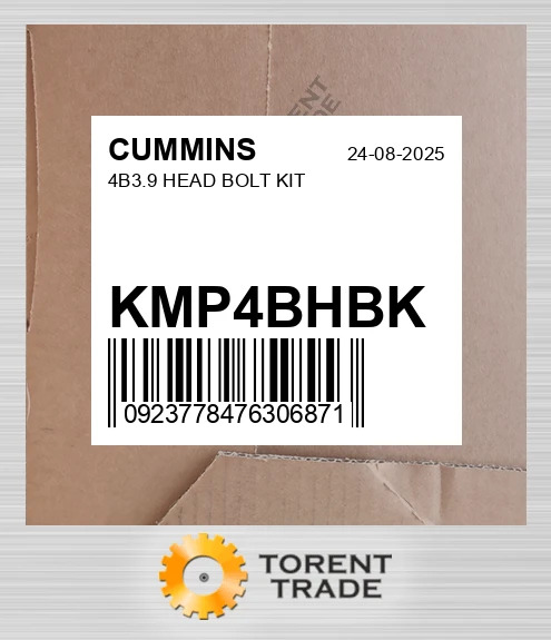 KMP4BHBK 4B3.9 Головка BOLT комплект CUMMINS NEW AFTERMARKET