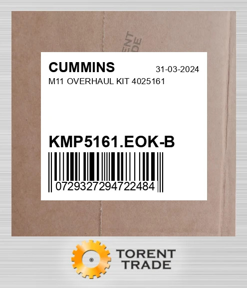 KMP5161.EOK-B M11 Капітальний ремонтний комплект 4025161 CUMMINS NEW AFTERMARKET