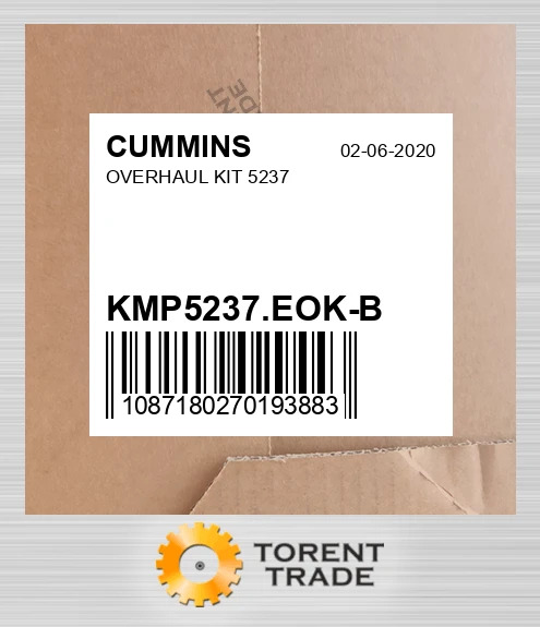 KMP5237.EOK-B Капітальний ремонтний комплект 5237 CUMMINS NEW AFTERMARKET