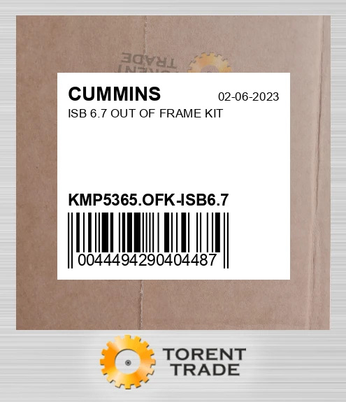 KMP5365.OFK-ISB6.7 ISB 6.7 Комплект позарамкового ремонту CUMMINS NEW AFTERMARKET