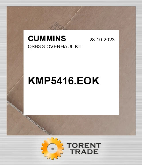 KMP5416.EOK QSB3.3 Капітальний ремонтний комплект CUMMINS NEW AFTERMARKET
