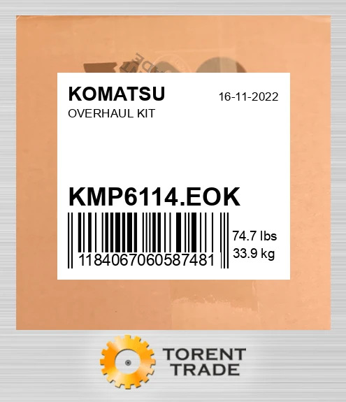 kmp6114eok Капітальний ремонтний комплект KOMATSU NEW AFTERMARKET