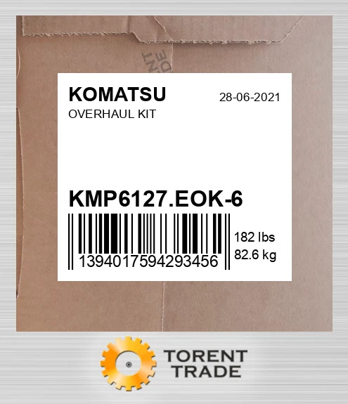 kmp6127eok6 Капітальний ремонтний комплект KOMATSU NEW AFTERMARKET