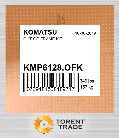 kmp6128ofk Комплект позарамкового ремонту KOMATSU NEW AFTERMARKET