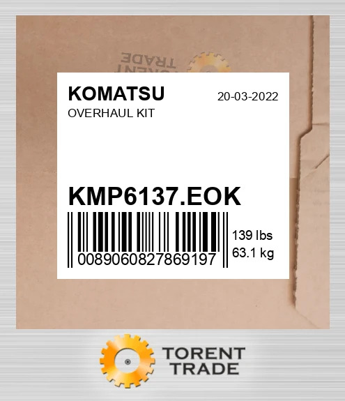 kmp6137eok Капітальний ремонтний комплект KOMATSU NEW AFTERMARKET