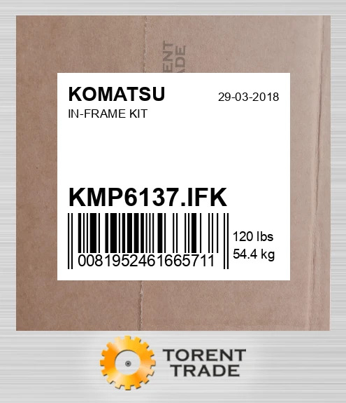 kmp6137ifk Комплект внутрішньорамного ремонту KOMATSU NEW AFTERMARKET