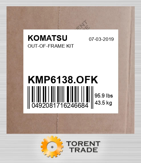 kmp6138ofk Комплект позарамкового ремонту KOMATSU NEW AFTERMARKET