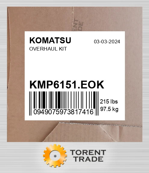 kmp6151eok Капітальний ремонтний комплект KOMATSU NEW AFTERMARKET