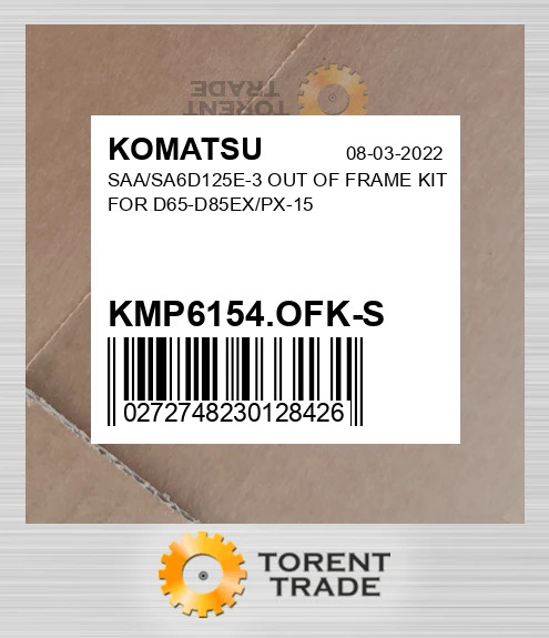 KMP6154.OFK-S SAA/SA6D125E-3 Комплект позарамкового ремонту FOR D65EX/PX-15 KOMATSU NEW AFTERMARKET