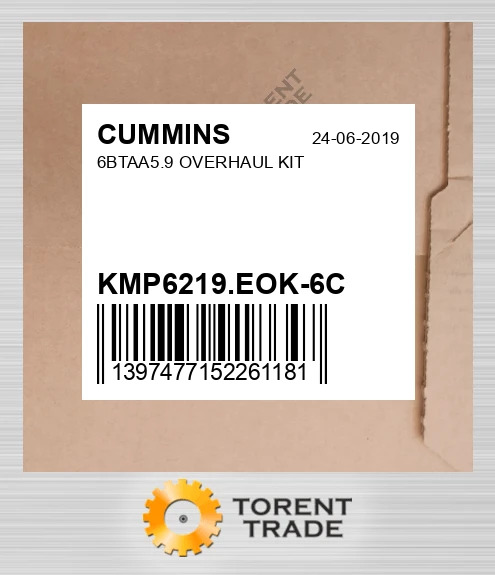 KMP6219.EOK-6C 6BTAA5.9 Капітальний ремонтний комплект CUMMINS NEW AFTERMARKET