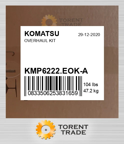 kmp6222eoka Капітальний ремонтний комплект KOMATSU NEW AFTERMARKET