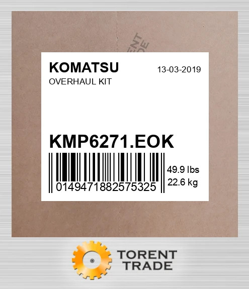 kmp6271eok Капітальний ремонтний комплект двигуна KOMATSU NEW AFTERMARKET