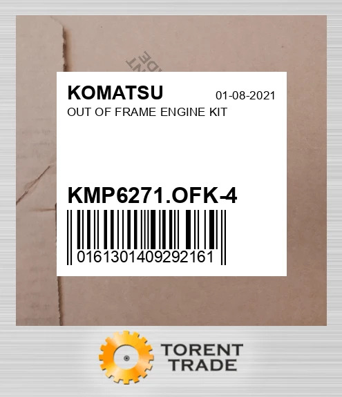 KMP6271.OFK-4 Комплект позарамкового ремонту двигуна KOMATSU NEW AFTERMARKET