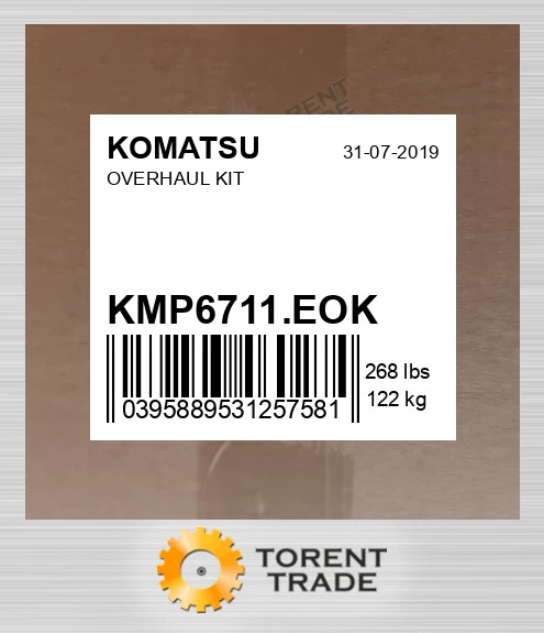 kmp6711eok Капітальний ремонтний комплект KOMATSU NEW AFTERMARKET