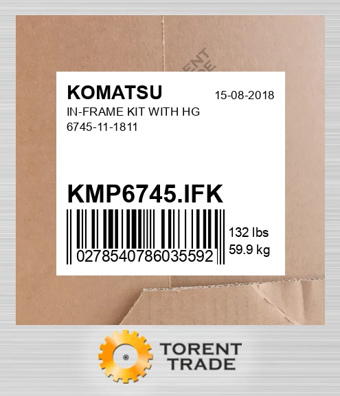 kmp6745ifk Комплект внутрішньорамного ремонту з HG 6745-11-1811 KOMATSU NEW AFTERMARKET
