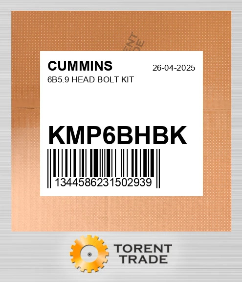 KMP6BHBK 6B5.9 Головка BOLT комплект CUMMINS NEW AFTERMARKET