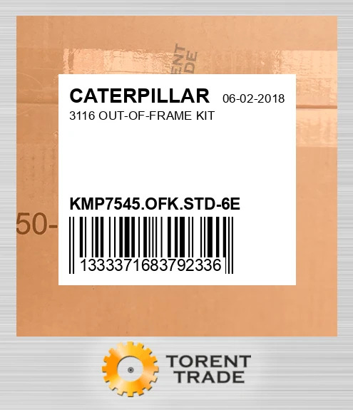 KMP7545.OFK.STD-6E 3116 Комплект позарамкового ремонту CATERPILLAR NEW AFTERMARKET