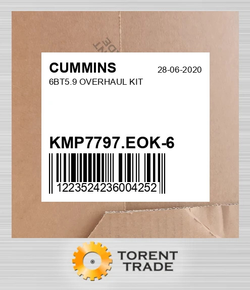 KMP7797.EOK-6 6BT5.9 Капітальний ремонтний комплект CUMMINS NEW AFTERMARKET
