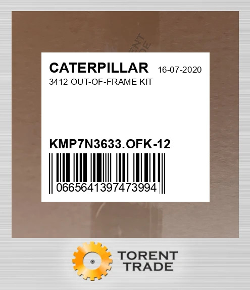 KMP7N3633.OFK-12 3412 Комплект позарамкового ремонту CATERPILLAR NEW AFTERMARKET