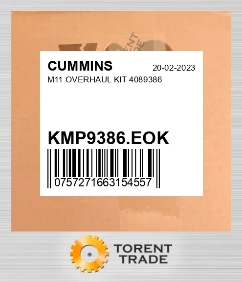 KMP9386.EOK M11 Капітальний ремонтний комплект 4089386 CUMMINS NEW AFTERMARKET