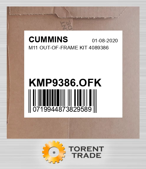 KMP9386.OFK M11 Комплект позарамкового ремонту 4089386 CUMMINS NEW AFTERMARKET
